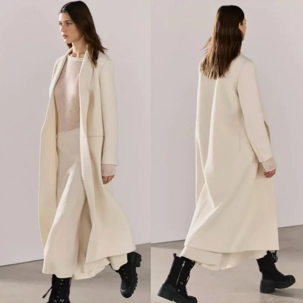 Zara oversize wool blend coat - Picture 3 of 3